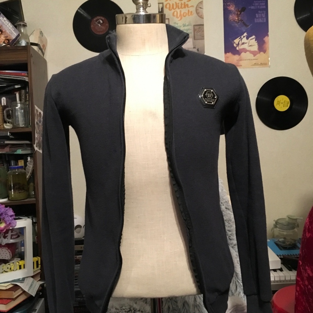 Philipp Plein Zippered Jacket/Sweater